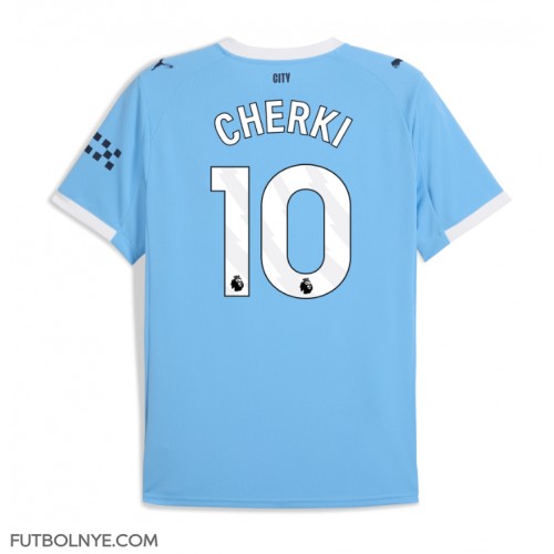 Camiseta Manchester City Rayan Cherki #10 Primera Equipación 2025-26 manga corta